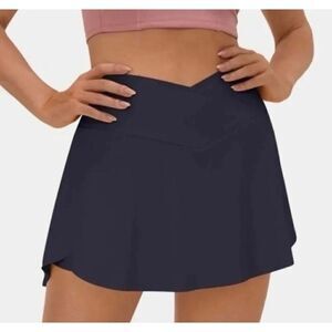 Halara Patitoff Navy Everyday Cloudful Air Fabric 2-in-1 Crossover SZ  M #1662